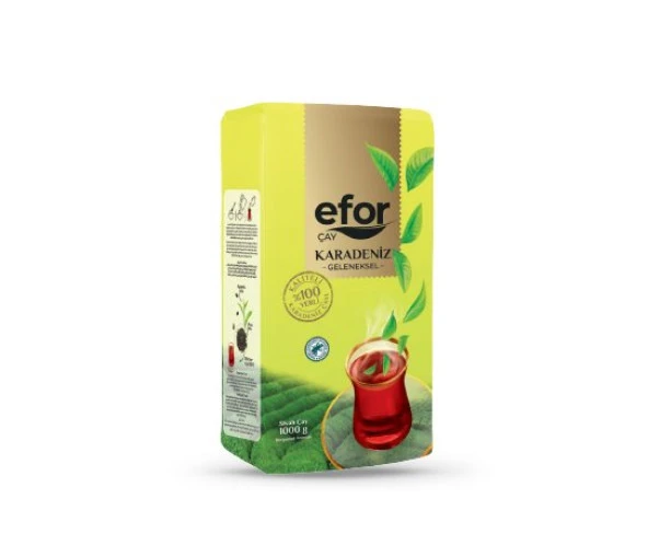 Efor Siyah Çay Karadeniz Bergamot Aromalı 1 KG