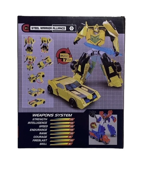 20 CM 9 Adımda Dönüşen Robot  9134 - 2