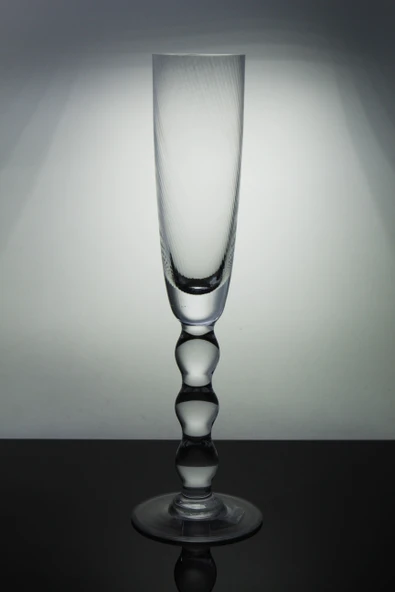 Paşabahçe Denizlicam El İmalatı Kristal Optikli Şampanya Kadeh 1 Adet 555856 31073