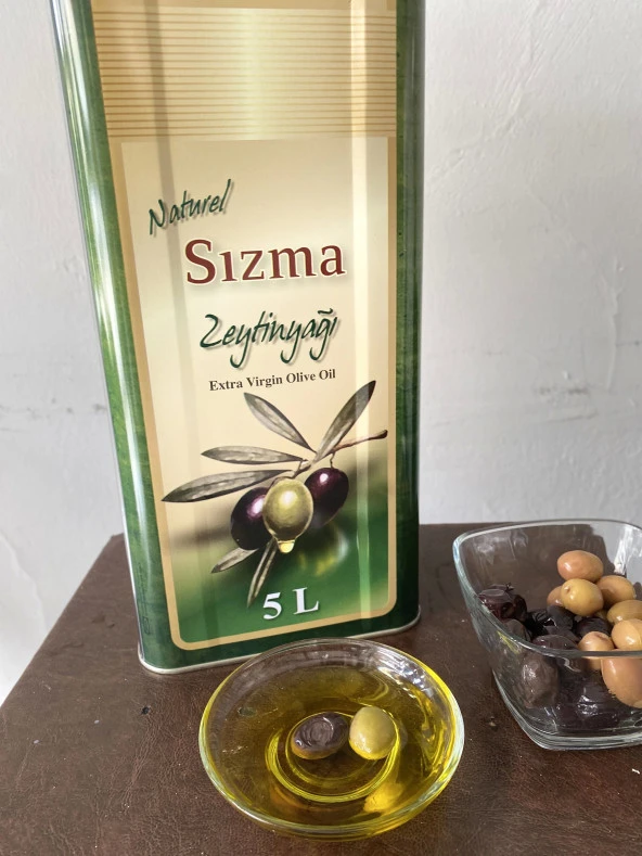 Zeytin yağı 5 lt natural soğuk sıkım 0,2 dizem zeytinyağ Erken Hasat - 2