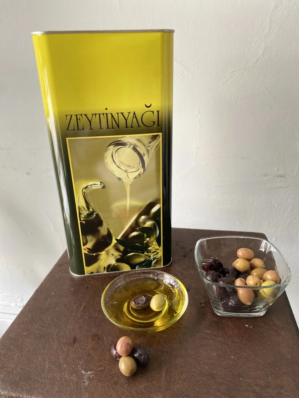 Zeytin yağı 5 lt naturel soğuk sıkım 0,2 dizem zeytinyağı Yeni Mahsül - 3