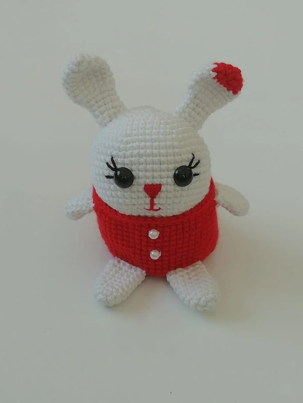 Tavşan Kutucuk Amigurumi Organik Oyuncak - 1