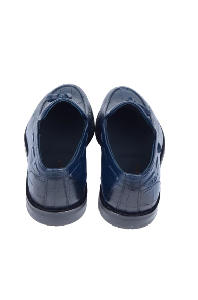 Püsküllü Kroko Desen Klasik Ayakkabı - 4