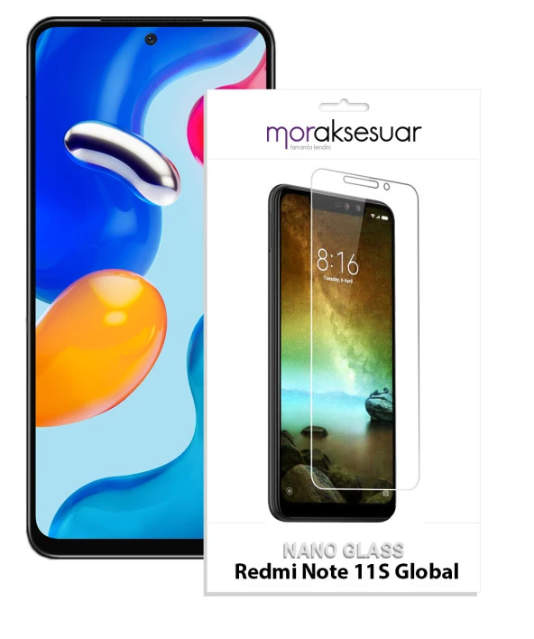 Xiaomi Redmi Note 11S Global Nano Kırılmaz Cam Ekran Koruyucu Esnek