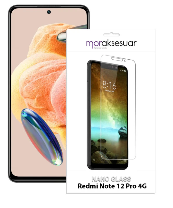 Xiaomi Redmi Note 12 Pro 4G Nano Kırılmaz Cam Ekran Koruyucu Esnek