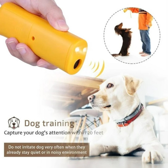 Ultrasonik Köpek Koruyucu Ve Eğitici Cihaz Köpek Uzaklaştırma Korunma Savar Aparatı