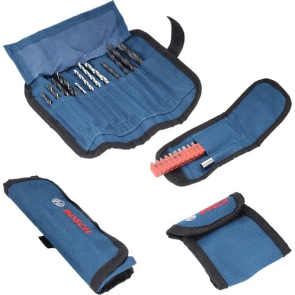 BOSCH PROFESSİONAL GSB 120-LI 2 AH ÇİFT AKÜLÜ DARBELİ DELME VİDALAMA + AKSESUAR SETİ - 2