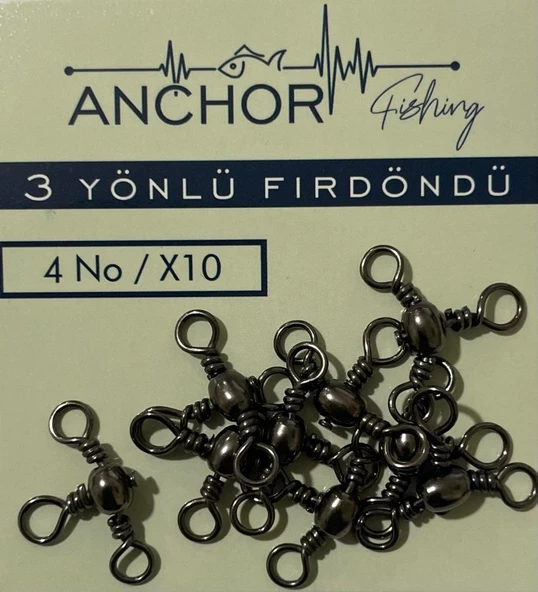 Anchor 3 Yönlü Fırdöndü Balıkçılık Olta Takım Hazırlamak İçin