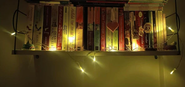 Led Pilli Dekoratif Led Işık Yılbaşı Süsü 2 Metre Duvar Dekor Hediye - 3