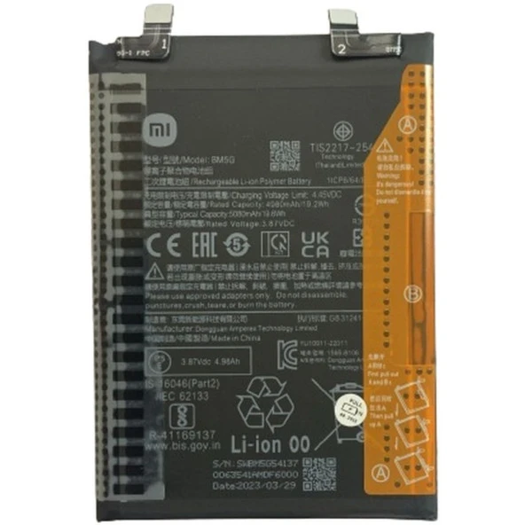 Xioami Pocohone X4 Gt Pil Batarya Bm5g 5080 Mah