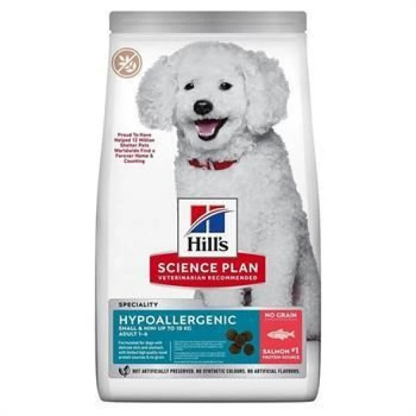 Hills Hypo-Allergenic Somonlu Küçük Irk Yetişkin Köpek Maması 1.5 Kg