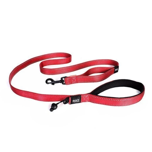 Ezydog Leashes Trainer Soft 12 mm Köpek Gezdirme Kayışı Kırmızı