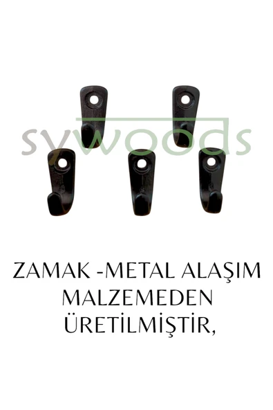 KÜÇÜK ASKI SİYAH DEKORATİF TEKLİ BİJUTERİ ANAHTARLIK ASKILIK AKSESUARI 10 ADET - 6