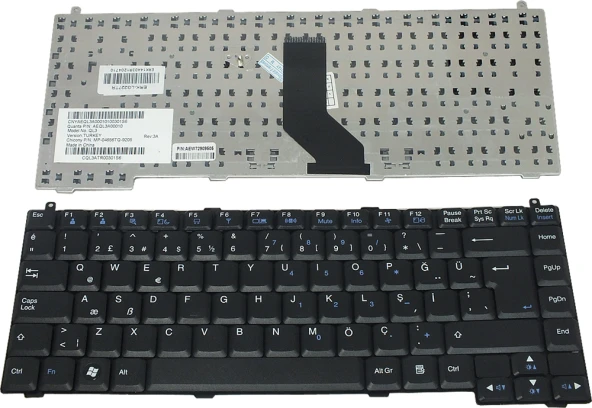 Lg C500-G, C500-H Klavye Siyah TR