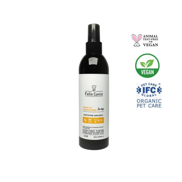 Köpek Tüy Açıcı Sprey Organik ve Vegan 250Ml