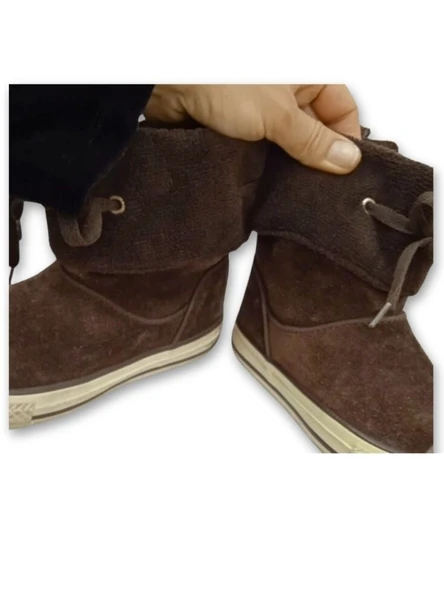 CONVERSE KAHVERENGİ FERMUARLI ÇOCUK BOT - 4