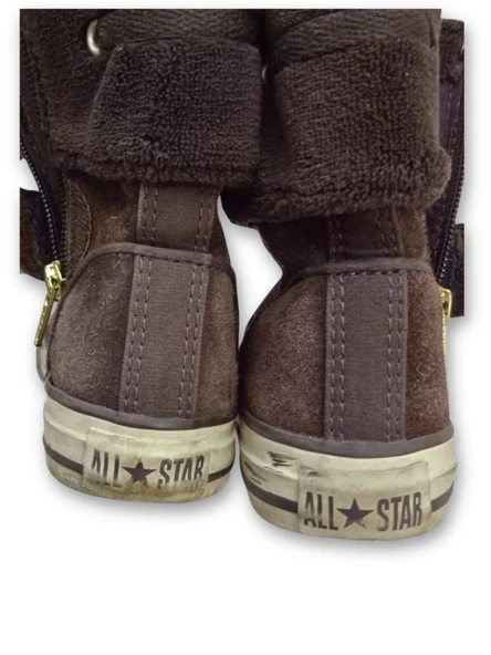 CONVERSE KAHVERENGİ FERMUARLI ÇOCUK BOT - 5