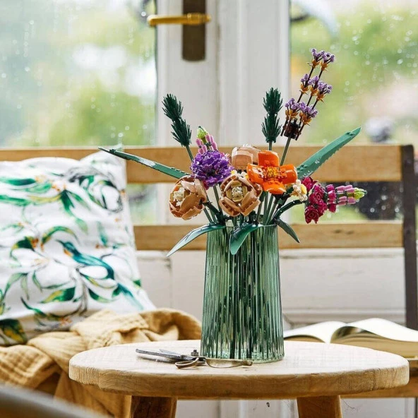 Lego Icons Çiçek Buketi 10280 Lisanslı Ürün - Resim 5