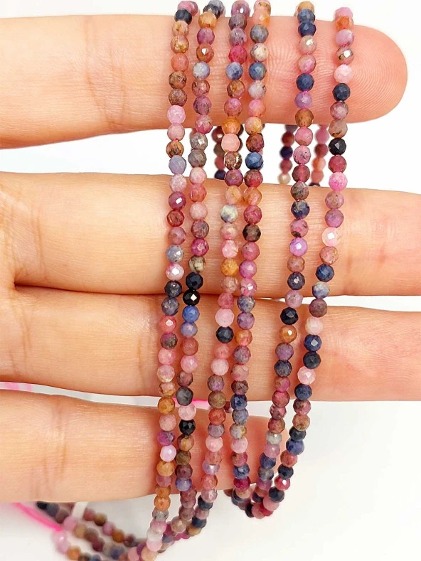 Yakut & Safir Açık Renkler Dizi 2.5mm (45444)