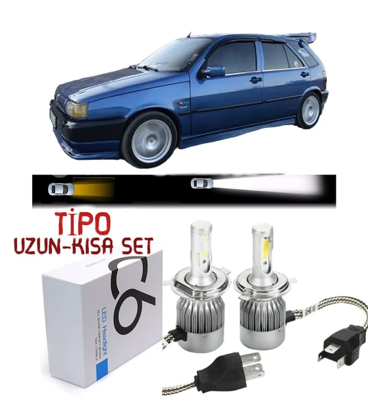 Fıat Tipo Uzun-Kısa Far Şimşek Etkili Led Xenon Z4