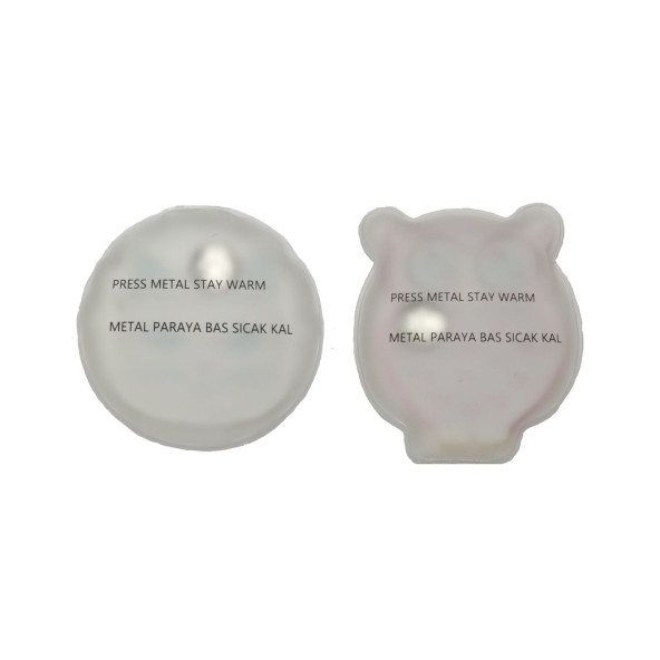 KALP EMOJİ MAVİ BAYKUŞ CEP SOBASI,EL ISITICI,2 ADET SICAK SU TORBASI PVC  9cm - 5