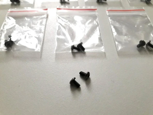 Baofeng Vb Telsiz Gruplarına Arka Klips 2 li Vida Takımı - 2