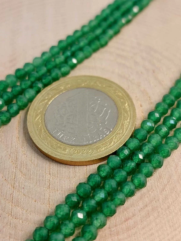 Aventurin Taşı Dizi 3mm (45448) - Resim 2