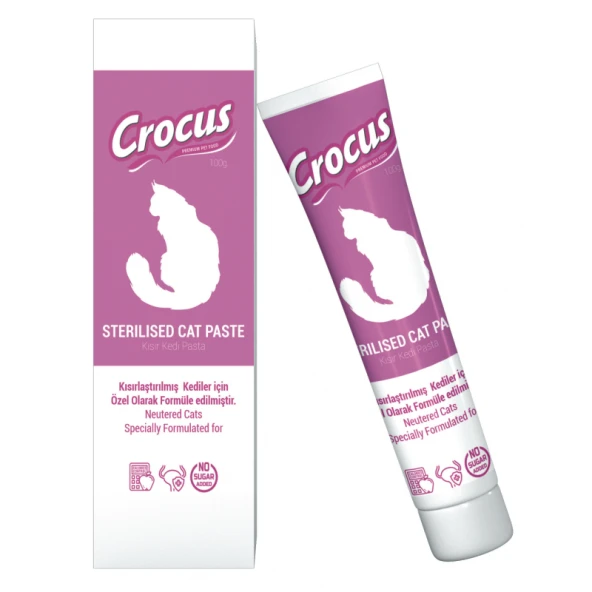 CROCUS Kedi Sterilised Malt Macunu 30 GRAM SKT: 01/2026 - 2