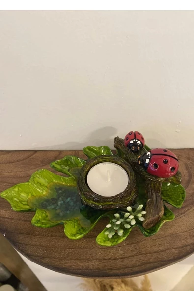 Anneler Gününe Özel Uğurböceği Mumluk - 3