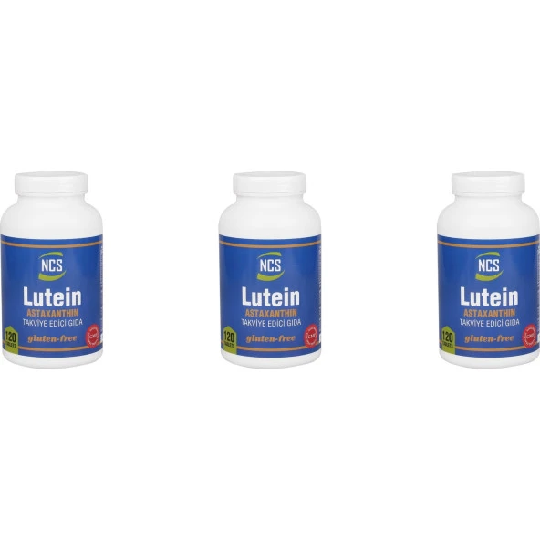 Ncs Lutein 15 mg Astaxanthin (Astaksantin) 12 mg 3 Kutu 360 Tablet