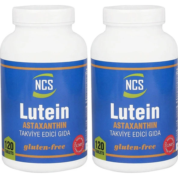 Ncs Lutein 15 Mg 120 Tablet Astaxanthın Astaksantin 12 Mg x 2 Adet ürün görseli