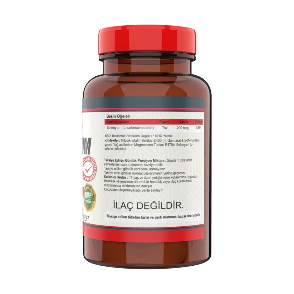 Nevfix Selenium 200 Mcg 120 Tablet Glucosamine Chondroitin Msm 120 Tablet - Resim 3