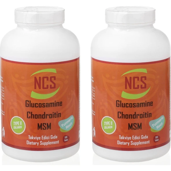 Ncs Glucosamine Chondroitin Msm Zerdeçal 2 Kutu 600 Tablet