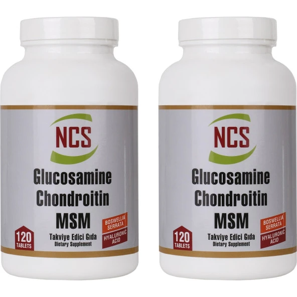 NCS Glucosamine Chondroitin MSM Hyaluronic Acid Bosvella 2 KUTU 240 TABLET