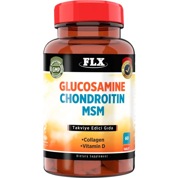 FLX Glukozamin Chondroitin Msm Vitamin D Collagen 60 Tablet