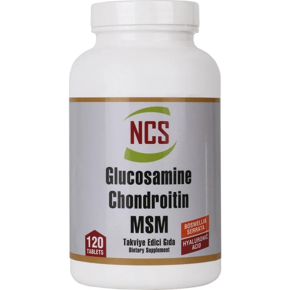 NCS Glucosamine Chondroitin MSM Hyaluronic Acid Bosvella 2 KUTU 240 TABLET - Resim 2