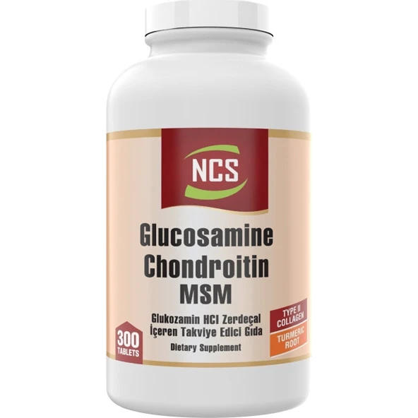 Ncs Glucosamine Chondroitin Msm 300 Tablet  Zerdaçal