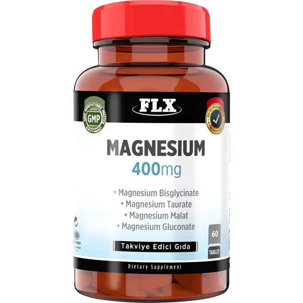 FLX Glukosamine Kondroitin Msm 60 Tablet   Magnezyum Magnesium Elementleri Complex 400 Mg 60 Tablet - Resim 2