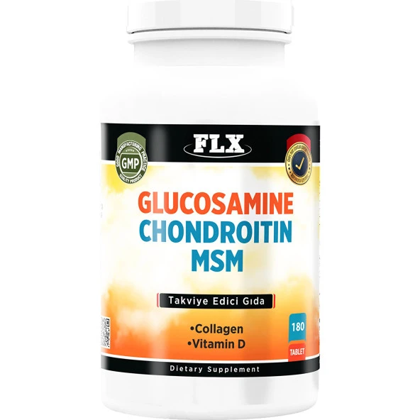 FLX Glukosamine Kondroitin Msm  Vitamin D 180 Tablet ürün görseli