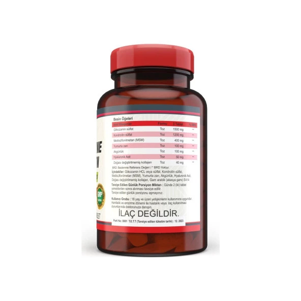 Nevfix 120 Tablet Glukozamin Kondroitin Msm Hyaluronik Asit - 2