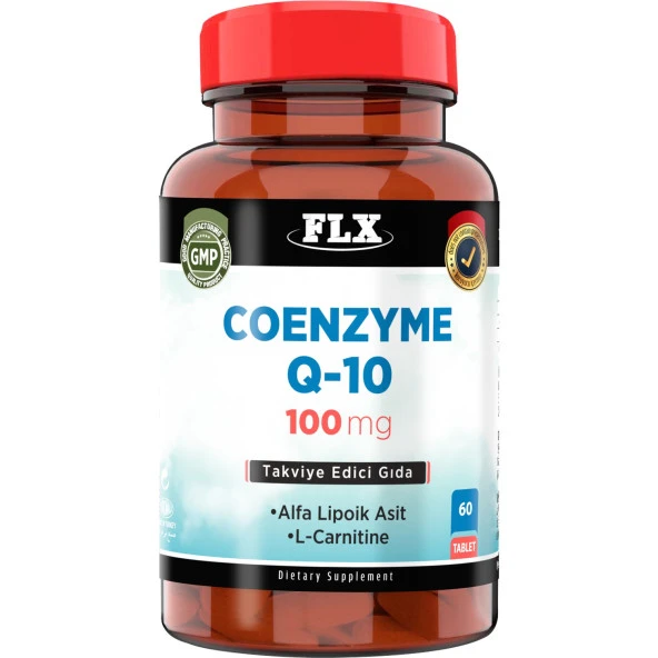 FLX Koenzim Alfa Lipoik Asit L-Karnitin Coenzyme Q10 60 Tablet