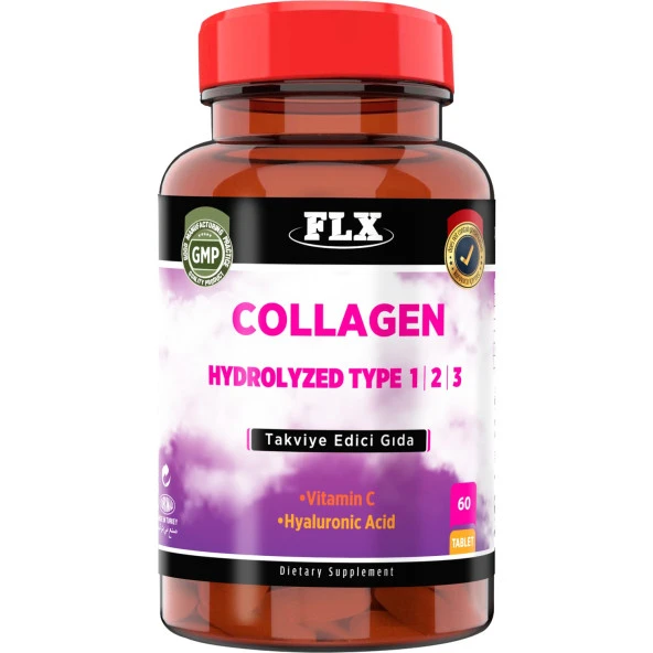 Collagen Kollajen Tip 1-2-3 Hyaluronik Asit Vitamin C 60 Tablet+Biotin 60 Tablet - Resim 3