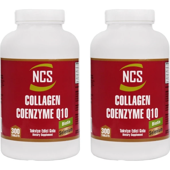 Ncs Hidrolize Collagen 2000 Mg Coenzyme Q10 200 Mg Selenium Çinko Biotin 2 Kutu 600 Tablet