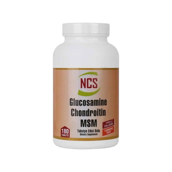 Ncs Glucosamine Chondroitin 180 Tab Msm Zerdeçal Type 2 Collagen