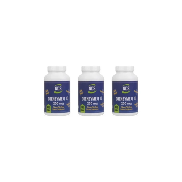 Ncs Coenzyme Q 10 200 Mg Resveratrol Hyaluronic Acid 3 Kutu 540 Tablet
