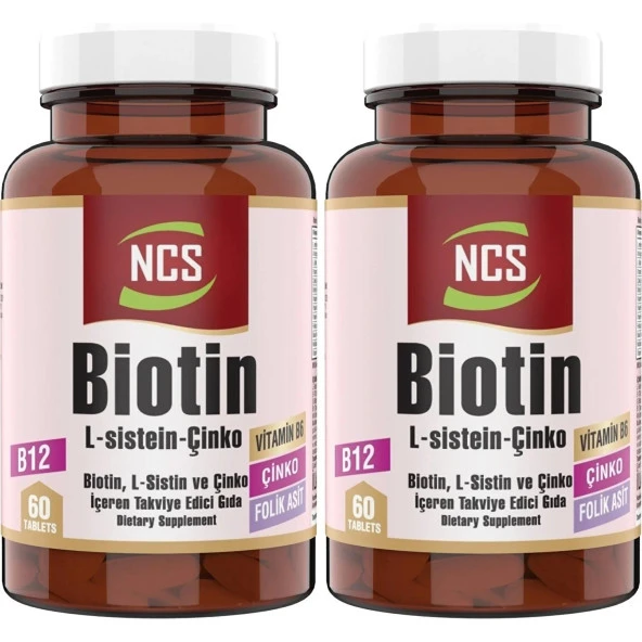 Ncs Biotin L Sistein Çinko Çinko Glukonat Folik Asit
