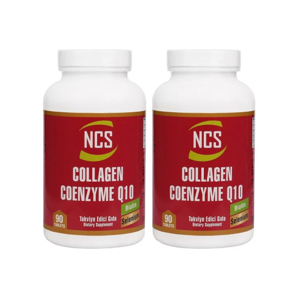 Ncs Hidrolize Collagen Coenzyme Q10 Biotin Zinc Selenium 90 Tablet x 2 Adet ürün görseli