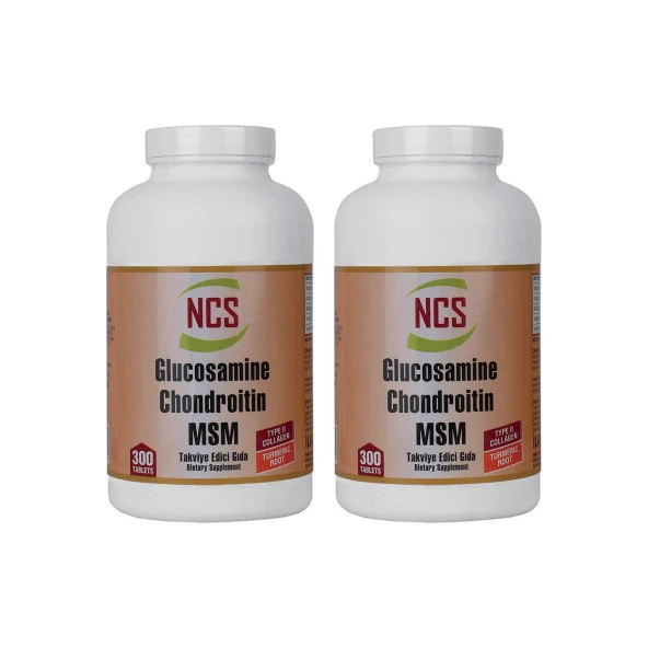 Ncs Glucosamine Chondroitin Msm Type Iı Collagen Turmeric 300 Tablet x 2 Adet ürün görseli