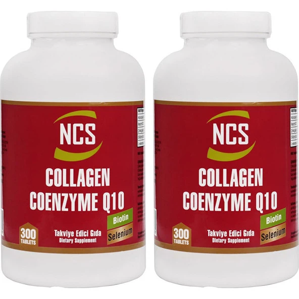 Ncs Hidrolize Collagen Coenzyme Q10 Biotin Zinc Selenium 300 Tablet x 2 Adet ürün görseli