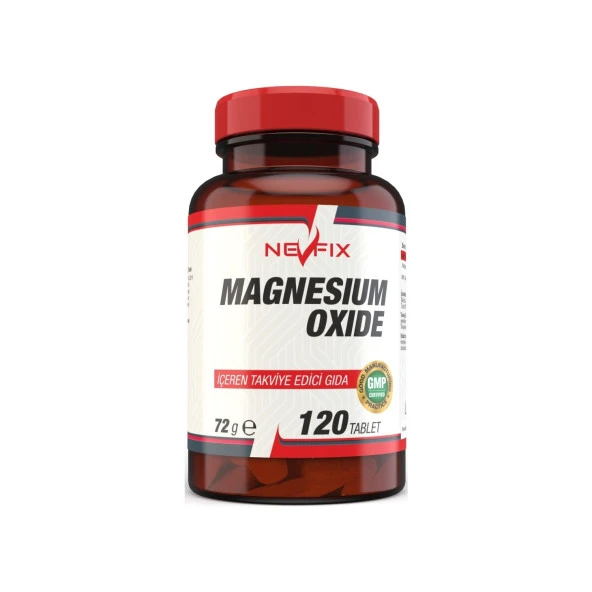 Nevfix Magnesium Oxide Magnezyum 250 Mg 120 Tablet